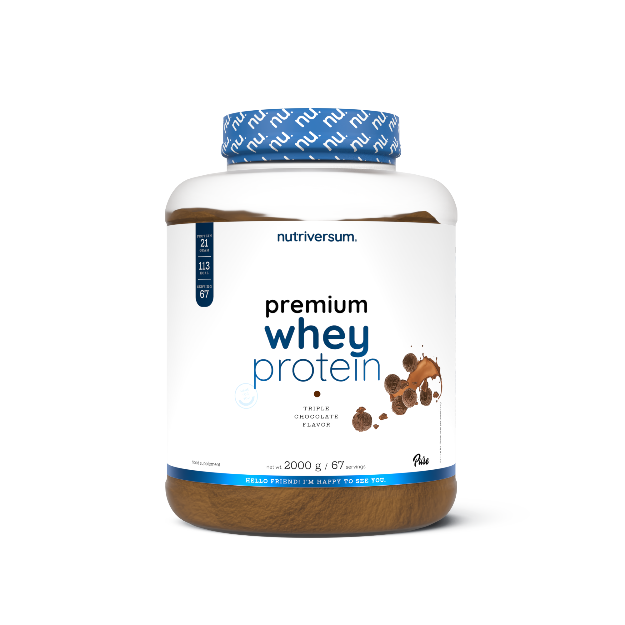 پروتئین وی ناتریورسام premium whey protein nutriversum