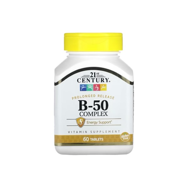 ویتامین ب کمپلکس سنتری 21century B_50 Complex